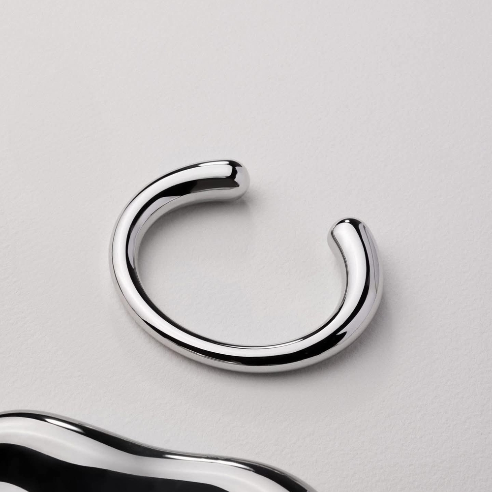Silver Open Cuff Bracelet